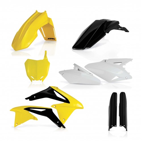 KIT PLÁSTICOS COMPLETO ACERBIS SUZUKI RM-Z 450 2008 - 2017 COR ORIGINAL 013